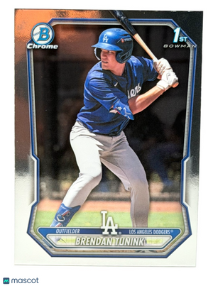 ⚾️ 2026 Bowman Brendan Tunink Chrome 1st Bowman #BCP-59 Dodgers