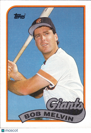 1989 Topps - #329 Bob Melvin