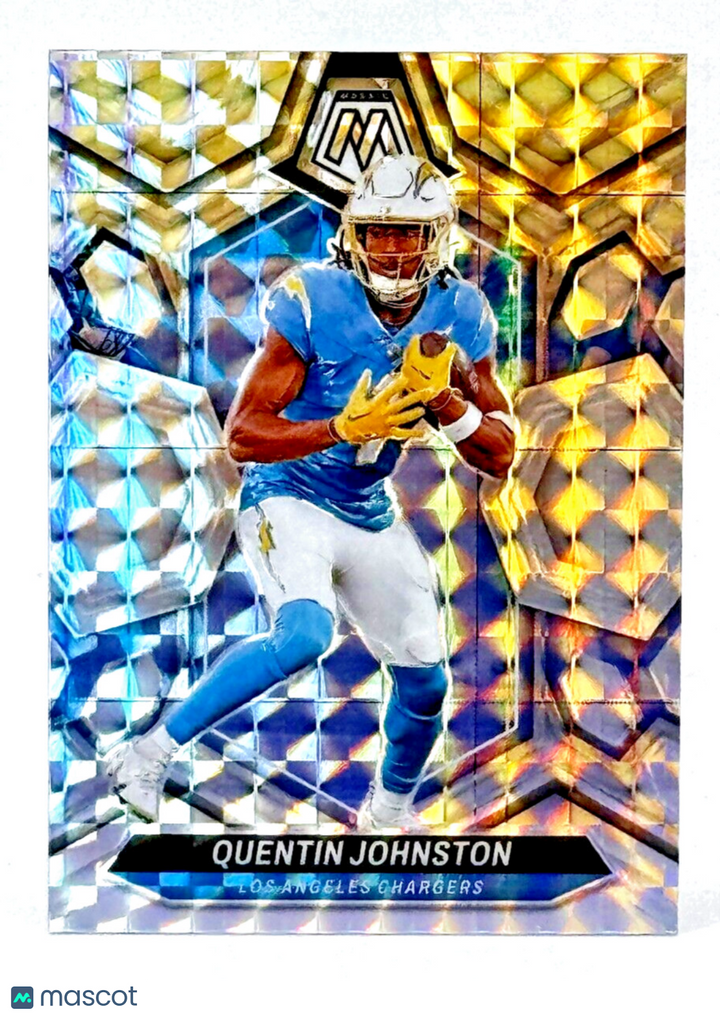 🏈 2024 Panini Mosaic #123 MOSAIC PRIZM - Quentin Johnston - Chargers 🏈