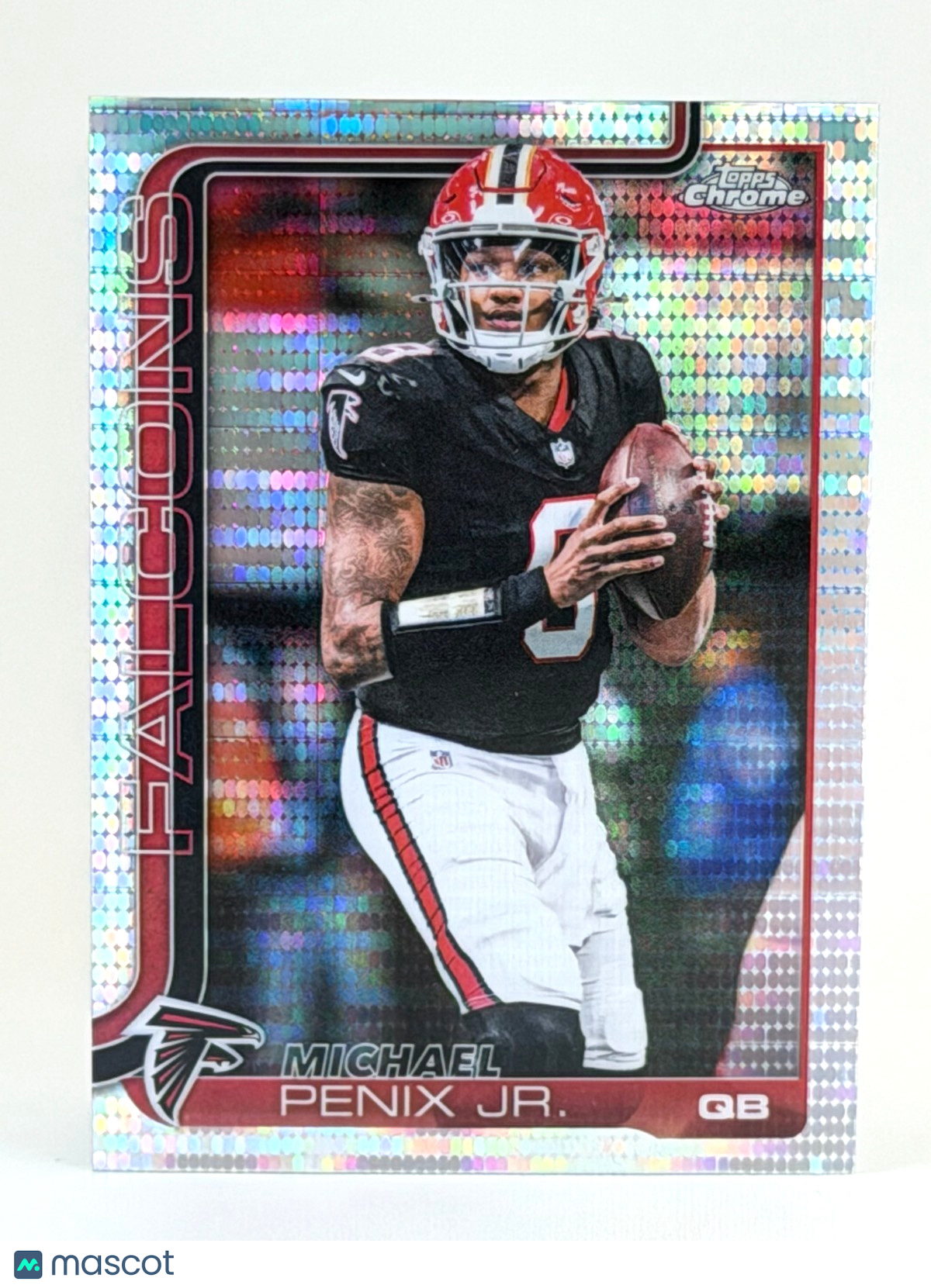 2025 Topps Chrome Football #15 Pulsar Refractor - Michael Penix Jr.