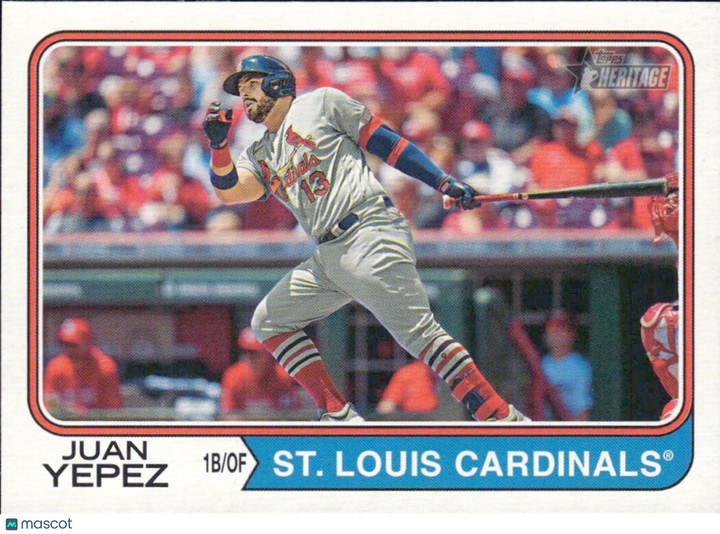 2023 Topps Heritage High Number - #660 Juan Yepez