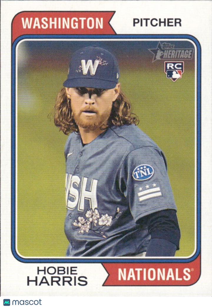 2023 Topps Heritage High Number - #651 Hobie Harris (RC) ROOKIE