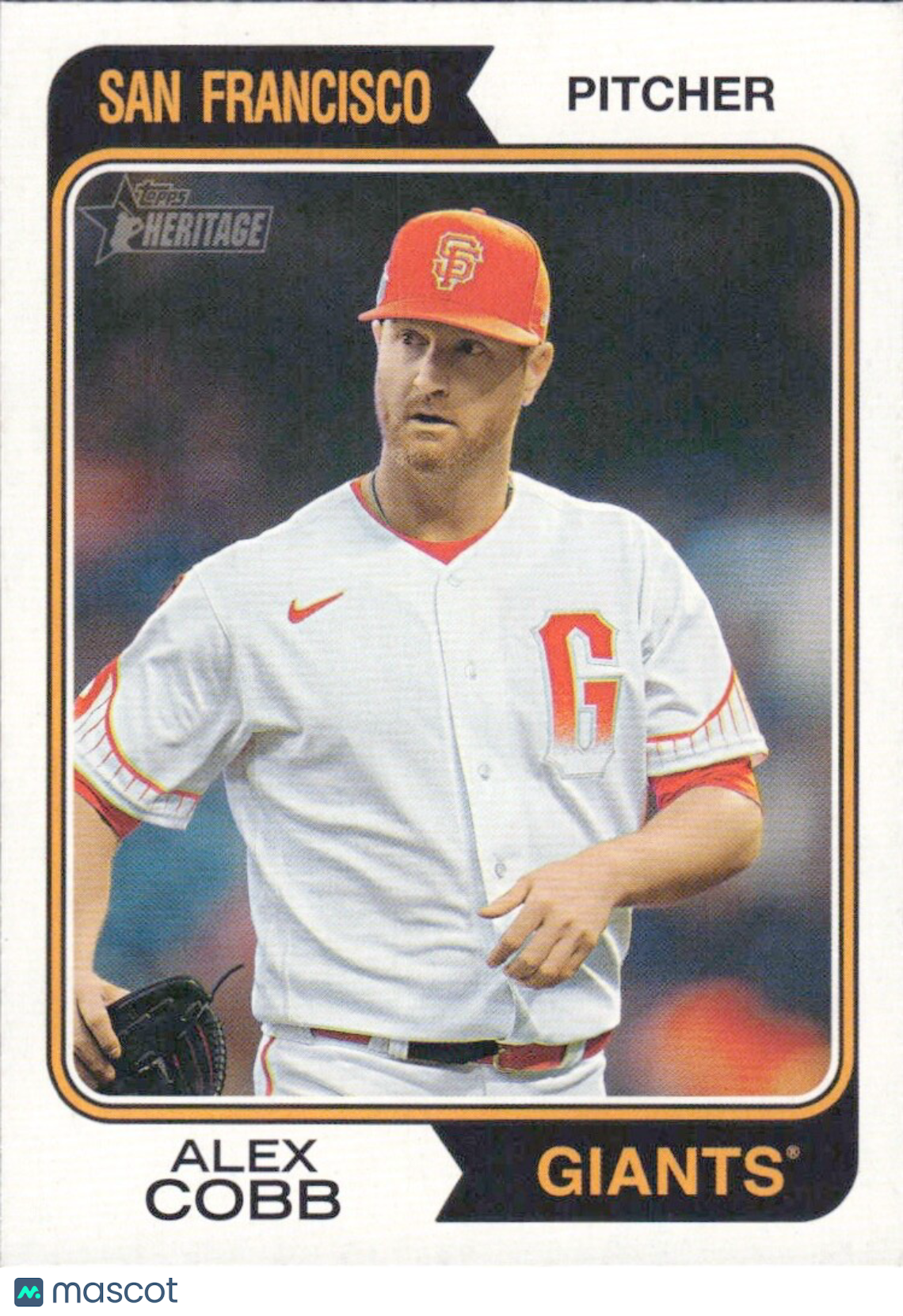 2023 Topps Heritage High Number - #664 Alex Cobb