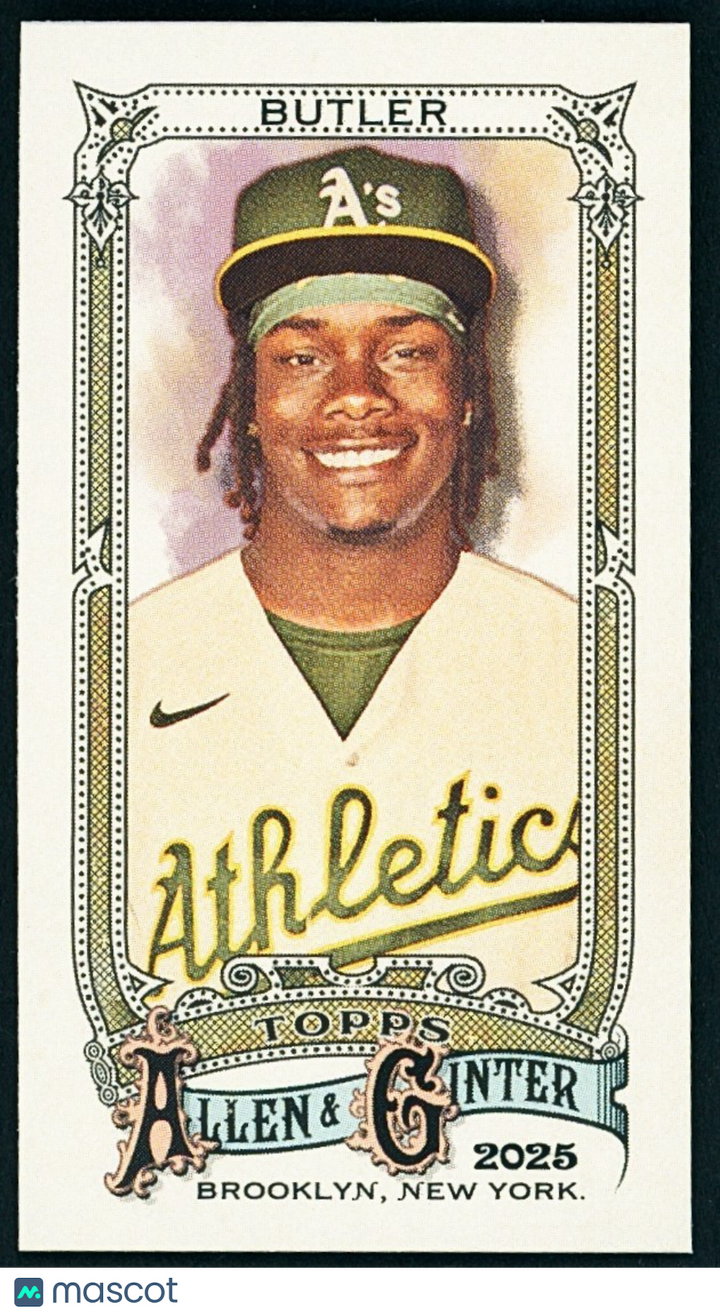 2025 Topps Allen & Ginter #59 Lawrence Butler - Mini A&G Back