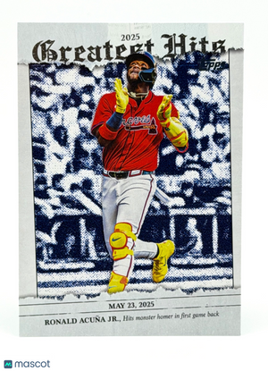 2026 Topps #GH-19 2025 Greatest Hits - Ronald Acuna Jr.