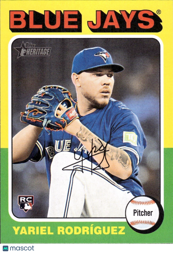 ⚾️ 2024 Topps Heritage HN #550 Yariel Rodriguez (RC) Rookie - Blue Jays