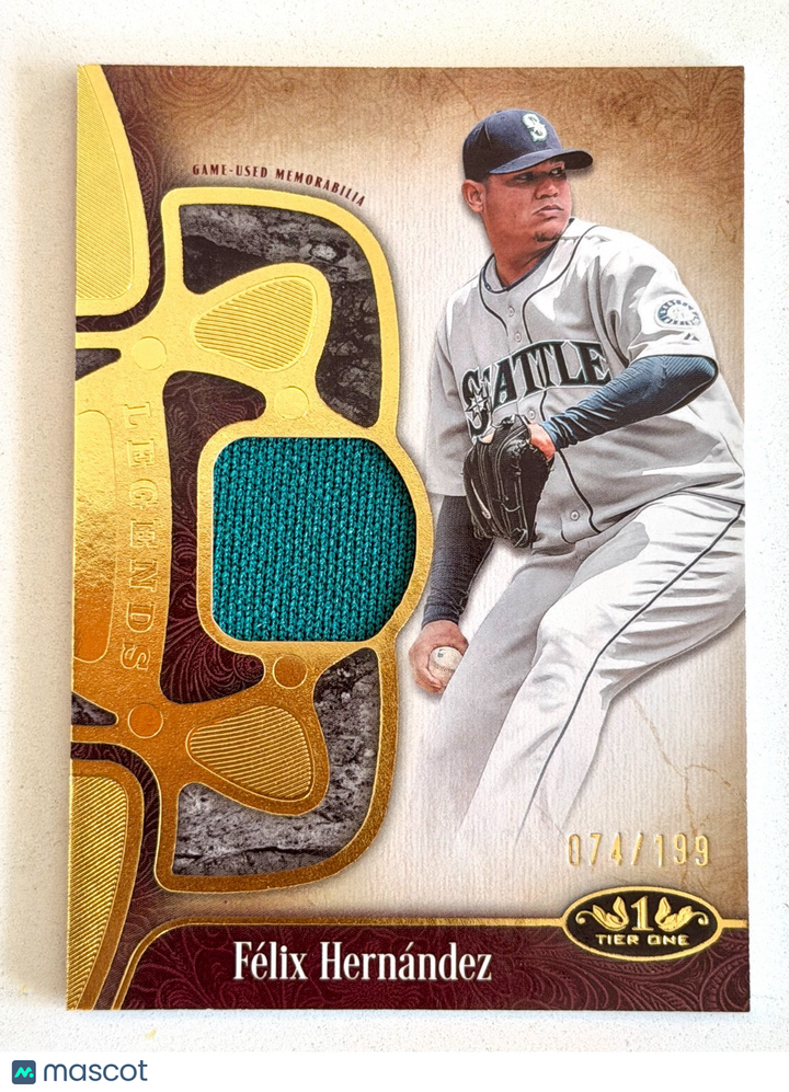 2026 Topps Tier One Legend Relic (74/199) Felix Hernandez - Color Patch #T1LR-FH