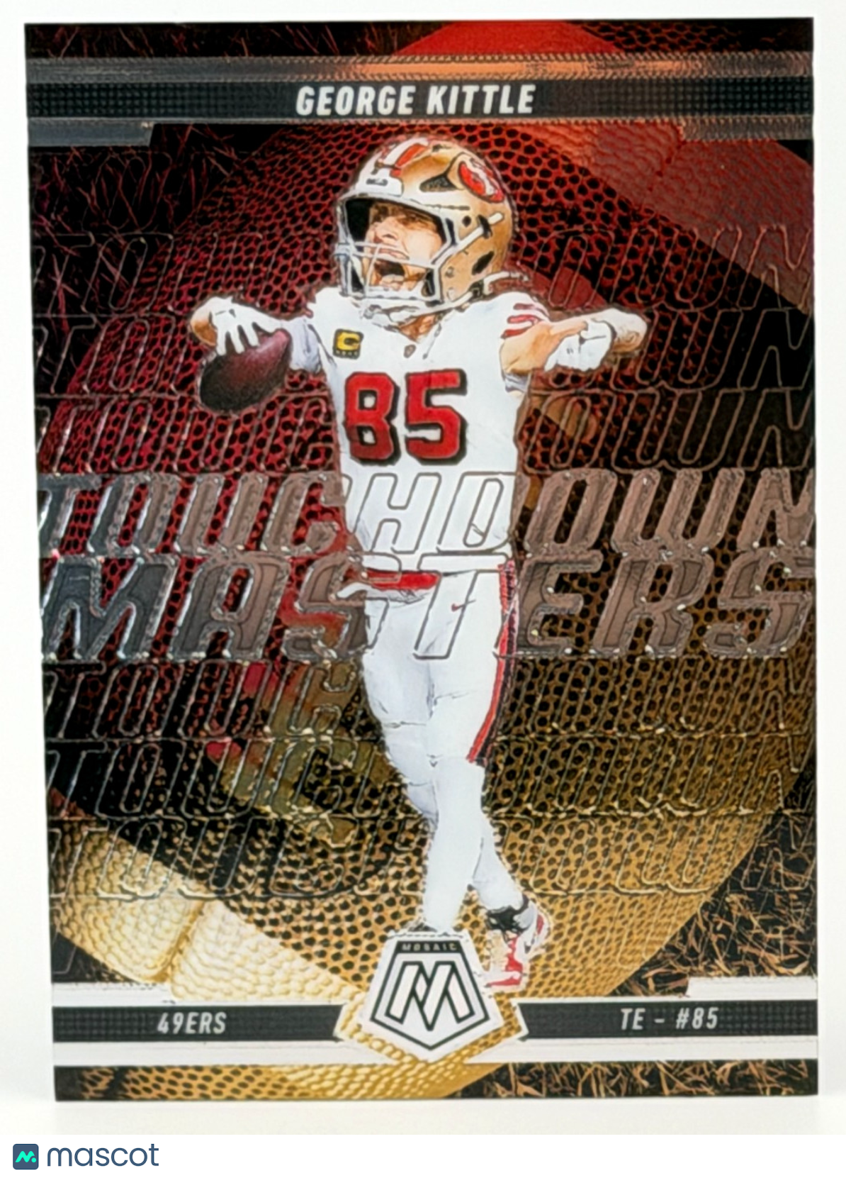 2025 Panini Mosaic - Touchdown Masters George Kittle #14