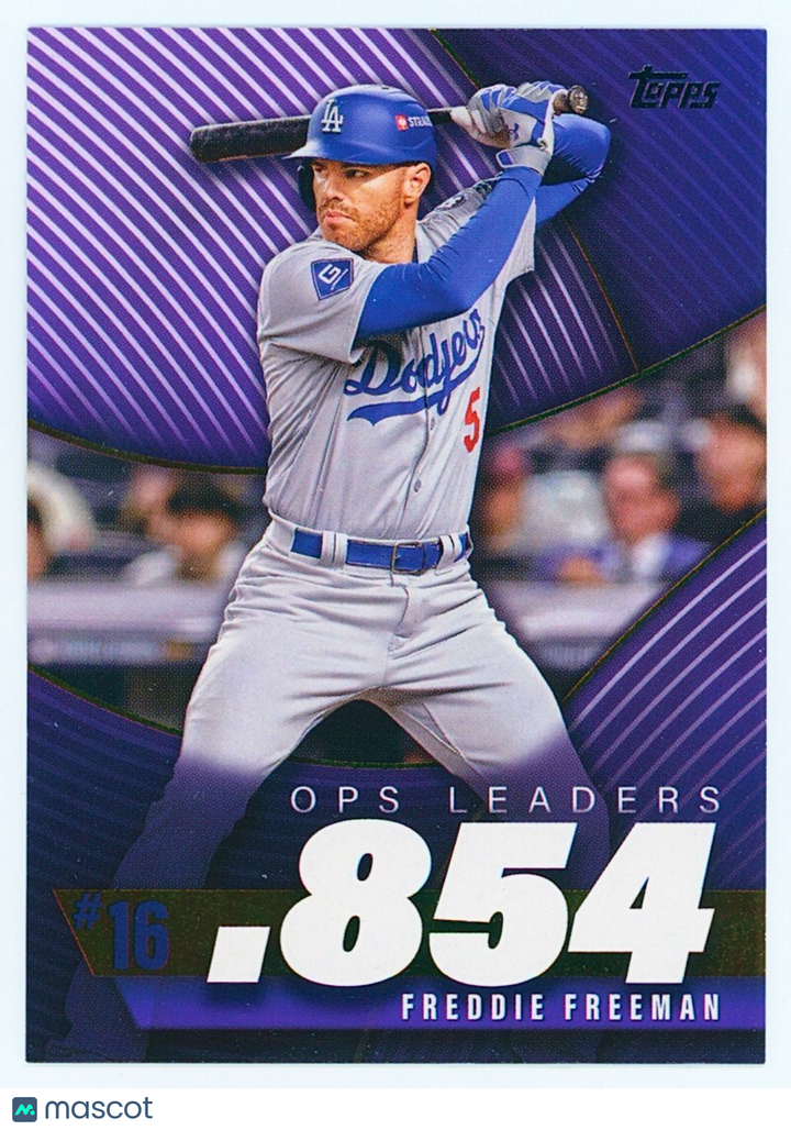 ⚾️ 2025 Topps Series 2 #OPS-16 OPS Leaders - Freddie Freeman