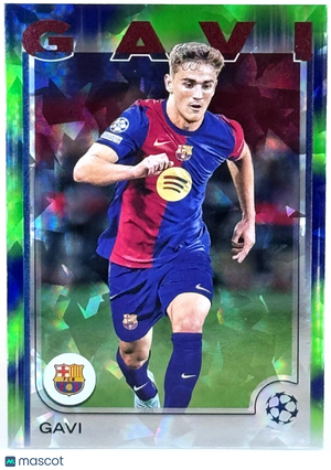 ⚽️ 2024-25 Topps UEFA Club Competitions #6 Northern Lights - Gavi - Barcelona