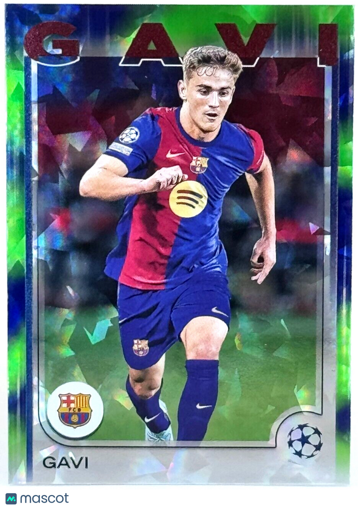 ⚽️ 2024-25 Topps UEFA Club Competitions #6 Northern Lights - Gavi - Barcelona