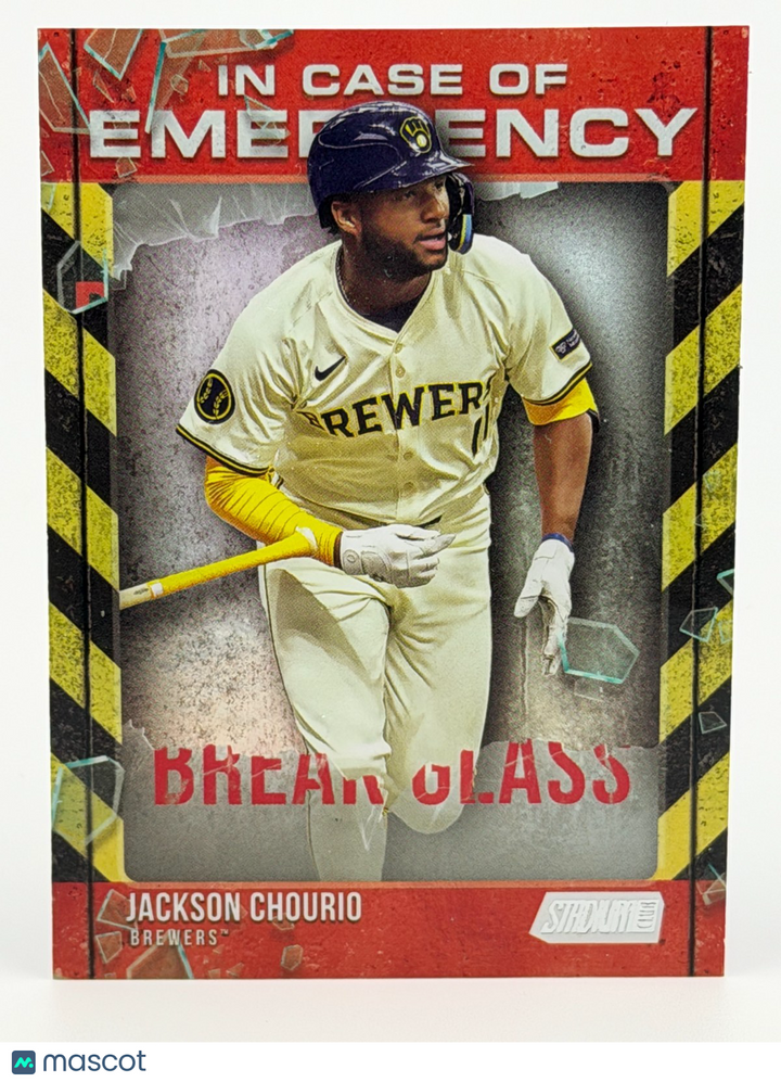 ⚾️ 2025 Topps Stadium Club #ICE-3 In Case of Emergency - Jackson Chourio