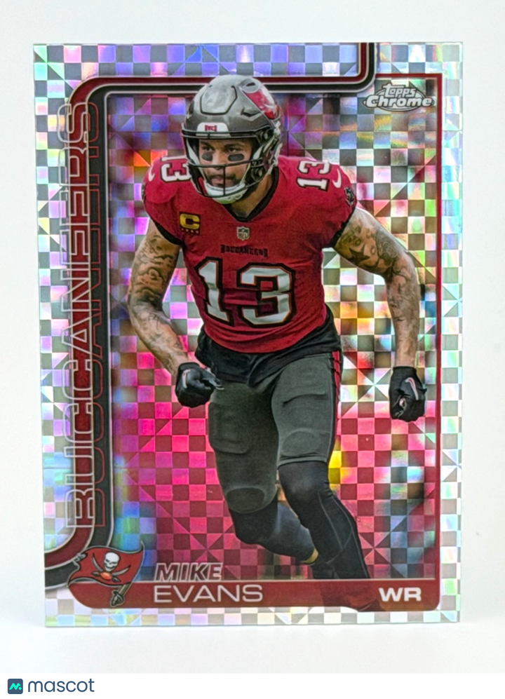 🏈 2025 Topps Chrome Football #282 Mike Evans - X-FRACTOR
