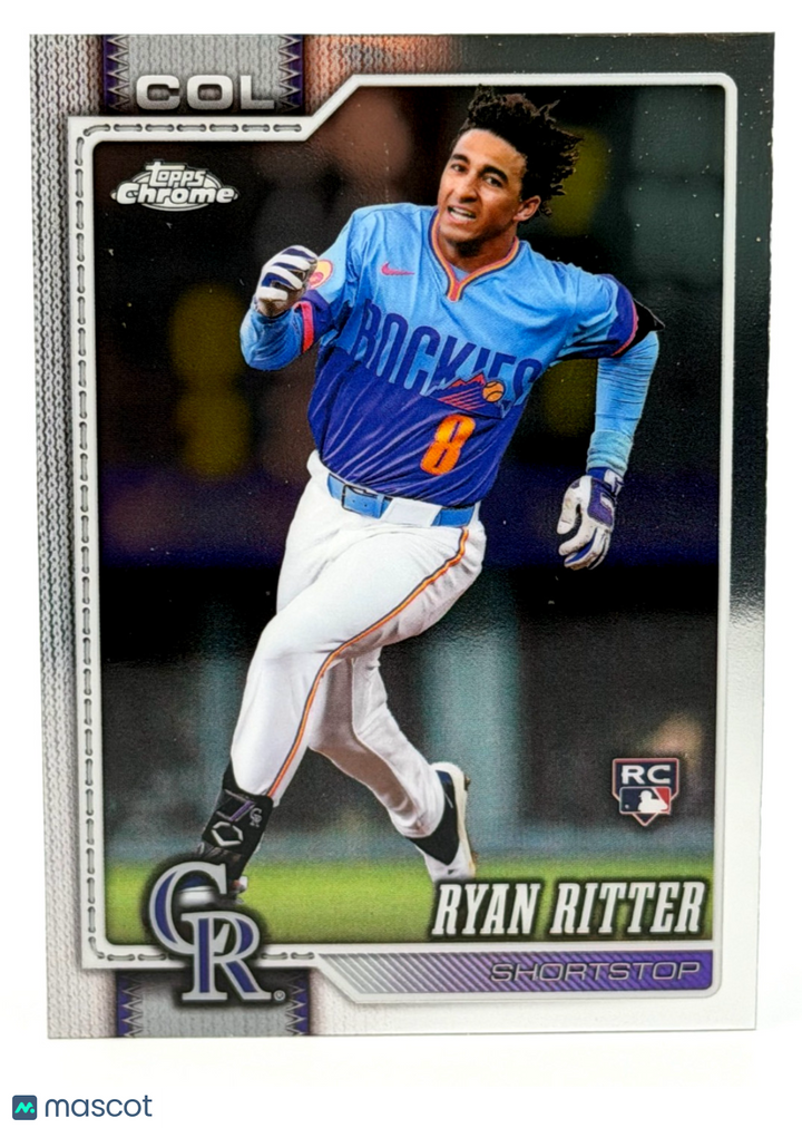 2026 Topps Chrome Ryan Ritter RC Rookie #122 Rockies