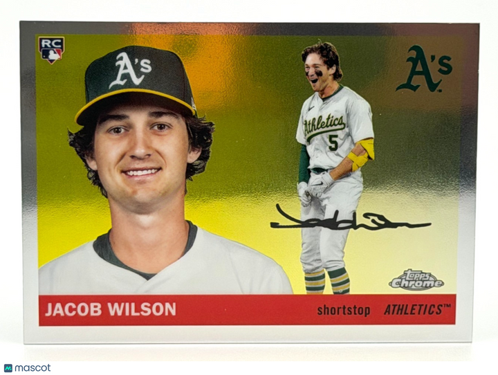 2025 Topps Chrome Platinum Anniversary #283 Jacob Wilson RC Rookie - A's