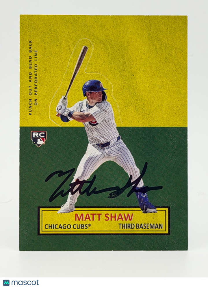 2025 Topps Archives - 1964 Topps Stand-Ups Matt Shaw #64SU-20 (RC) Rookie