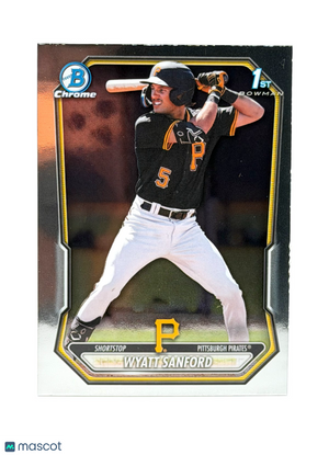 ⚾️ 2026 Bowman Wyatt Sanford Chrome 1st Bowman - Pirates #BCP-66