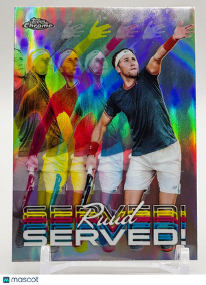 2024 Topps Chrome Tennis - Casper Ruud SERVED Refractor #Ser #SER-CR