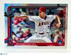 ⚾️ 2025 Topps Chrome #227 REFRACTOR - Tyler Anderson