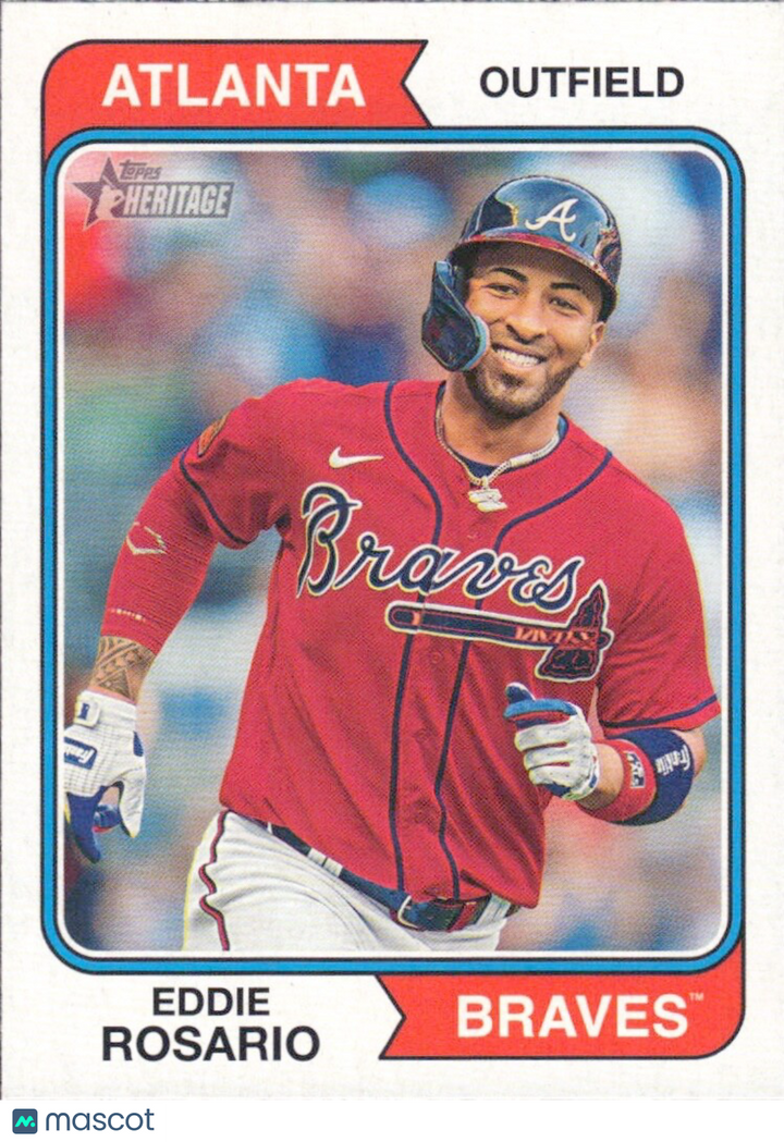 2023 Topps Heritage High Number - #506 Eddie Rosario