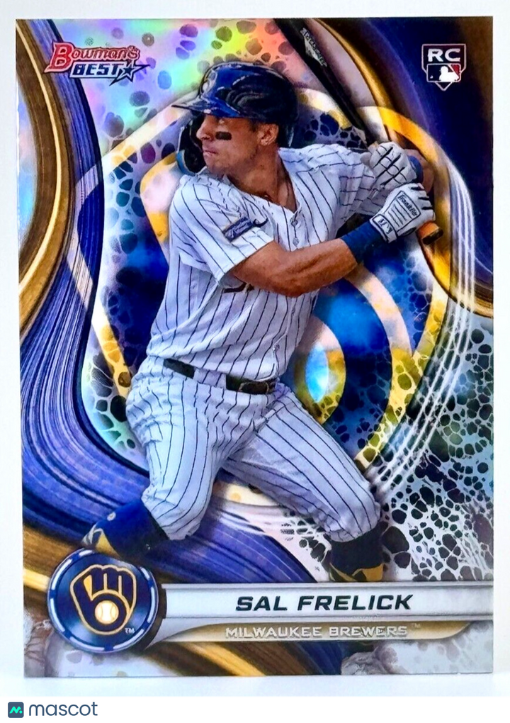 ⚾️ 2024 Bowman's Best #37 Refractor - Sal Frelick (RC) Rookie - Brewers