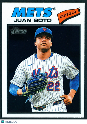 2026 Topps Heritage #306 Chrome Variation - Juan Soto - Mets