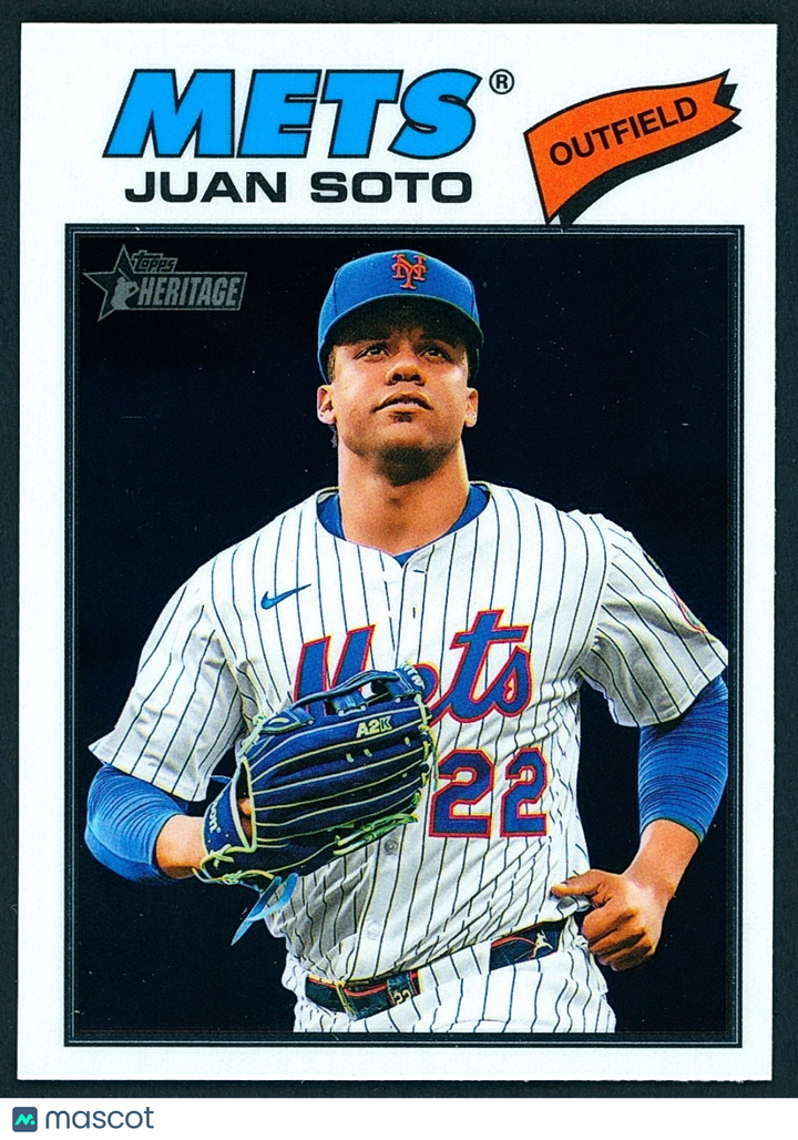 2026 Topps Heritage #306 Chrome Variation - Juan Soto - Mets