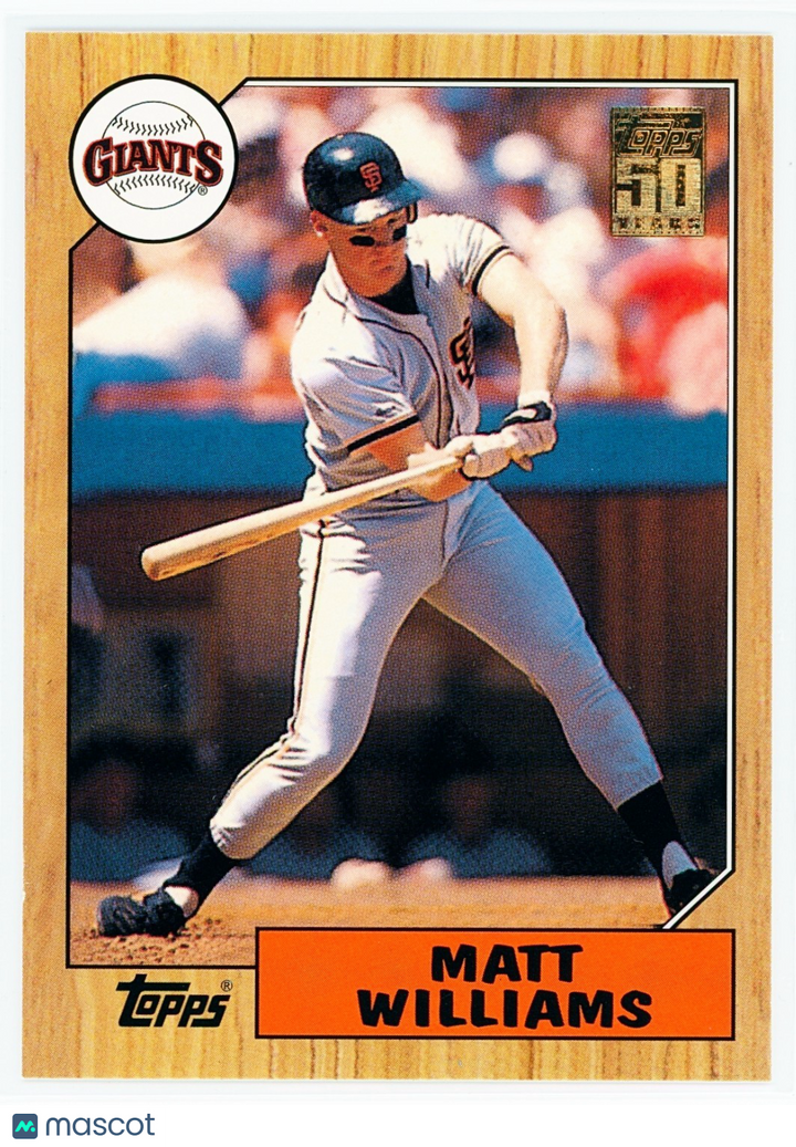 ⚾️ 2001 Topps Traded & Rookies - 50 Years Topps Matt Williams #T126