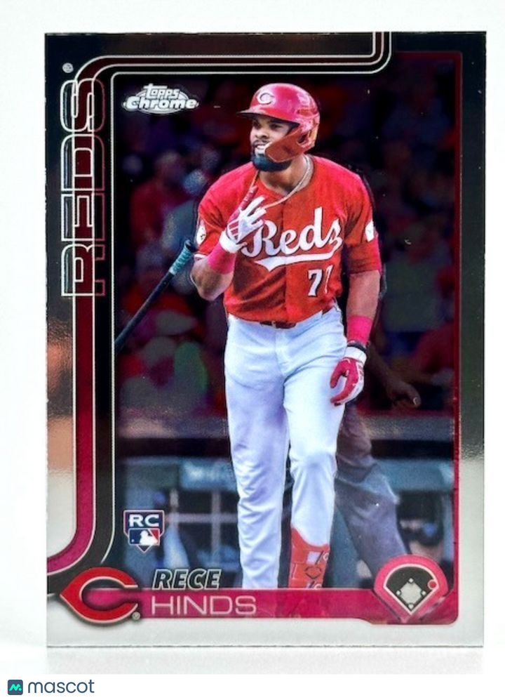 ⚾️ 2025 Topps Chrome #253 - Rece Hinds (RC) Rookie