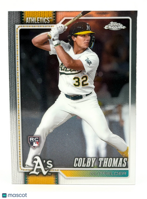 2026 Topps Chrome #147 Colby Thomas RC Rookie - A's