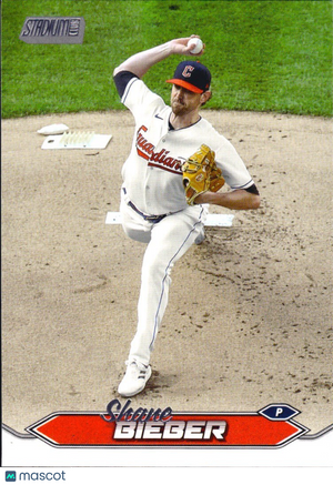 2024 Topps Stadium Club #66 Shane Bieber - Guardians