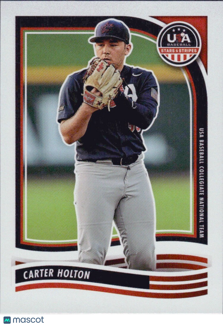 ⚾️  2024 Panini USA Baseball Stars and Stripes - #26 Carter Holton (RC)