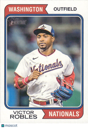 2023 Topps Heritage High Number Victor Robles #562