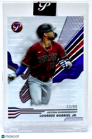 2024 Topps Pristine #89 Pristine Purple ENCASED (43/99) Lourdes Gurriel Jr.