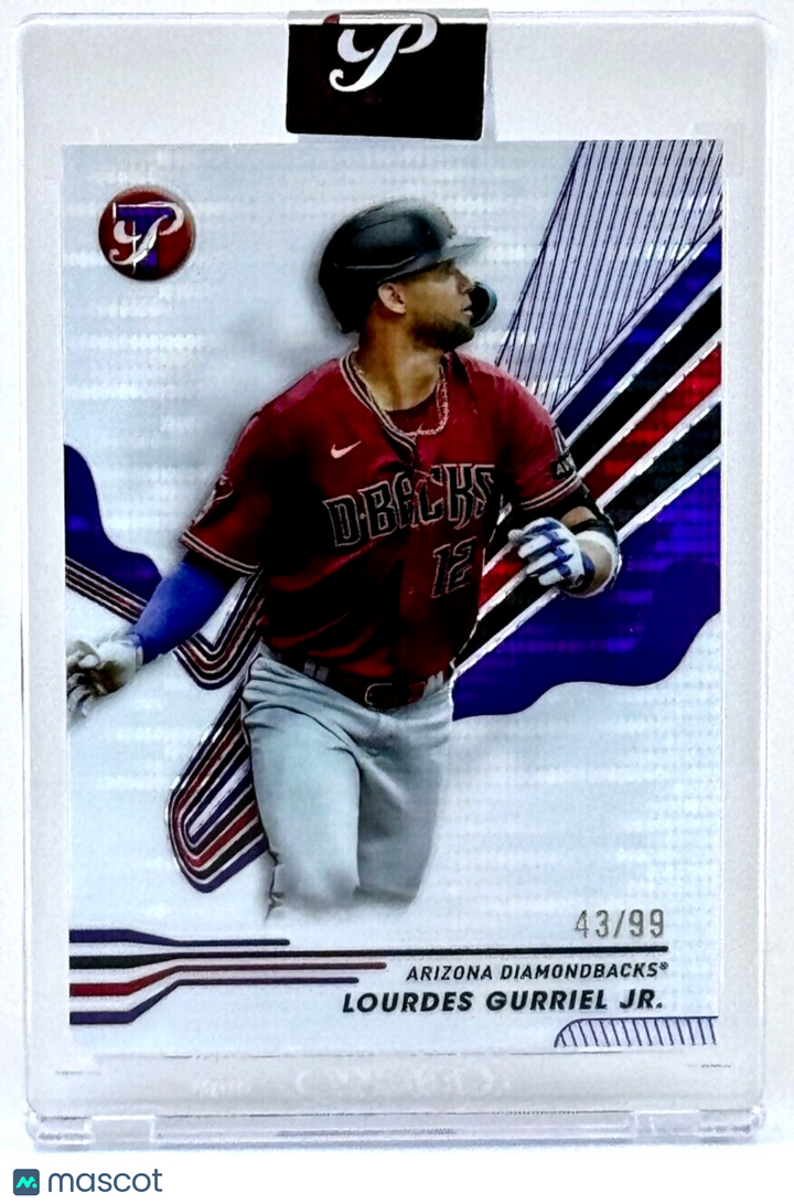 2024 Topps Pristine #89 Pristine Purple ENCASED (43/99) Lourdes Gurriel Jr.