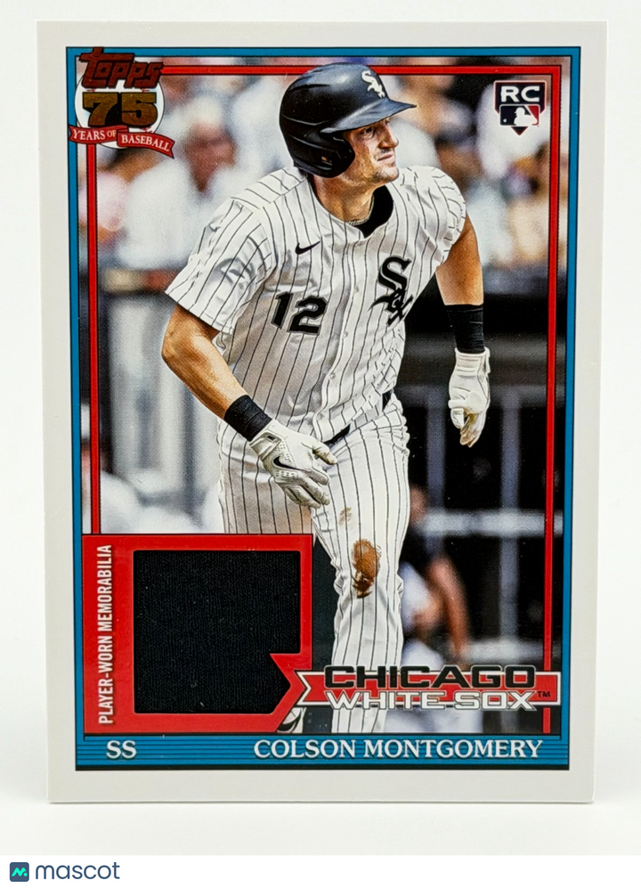 2026 Topps #91R-CMO - 1991 Topps - Rookie Patch Relic - Colson Montgomery RC