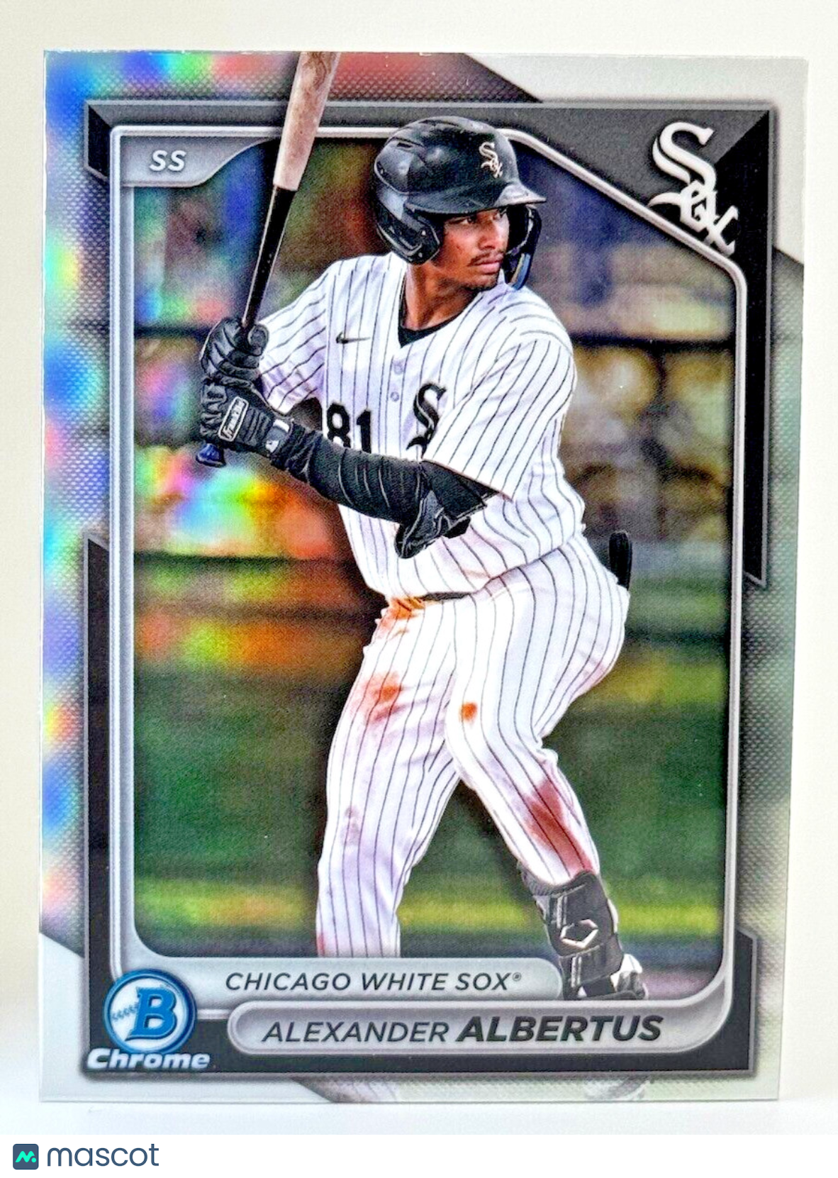 ⚾️ 2024 Bowman Draft Chrome REFRACTOR #BDC-164 Alexander Albertus - White Sox ⚾️
