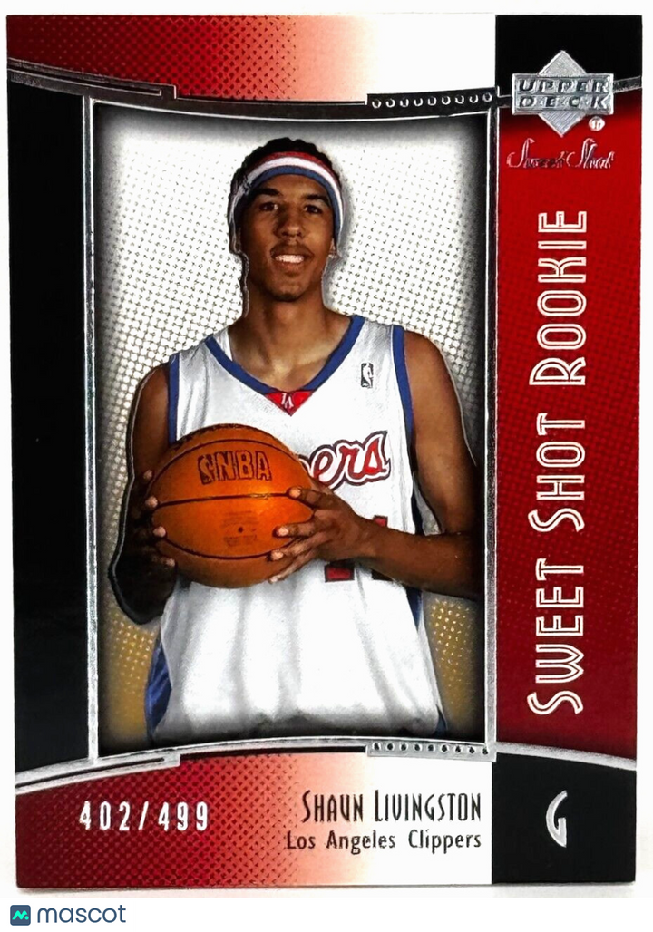 2004-05 Upper Deck Sweet Shot Rookie Relic 3D (402/499) Shaun Livingston (RC)