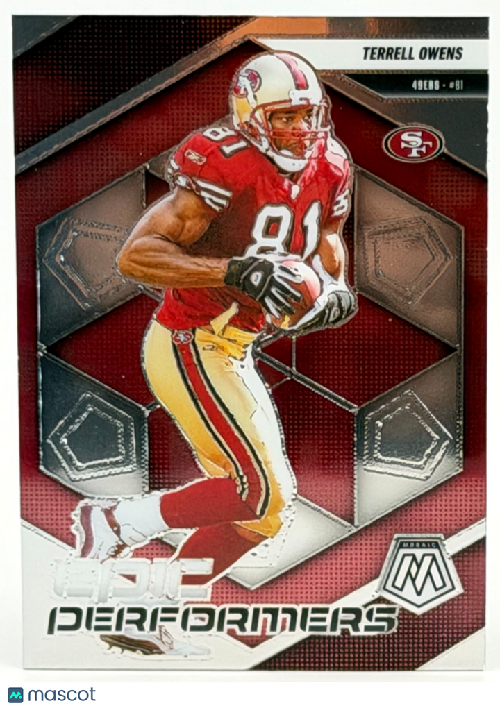 2025 Panini Mosaic #18 Performers - Terrell Owens (HOF)