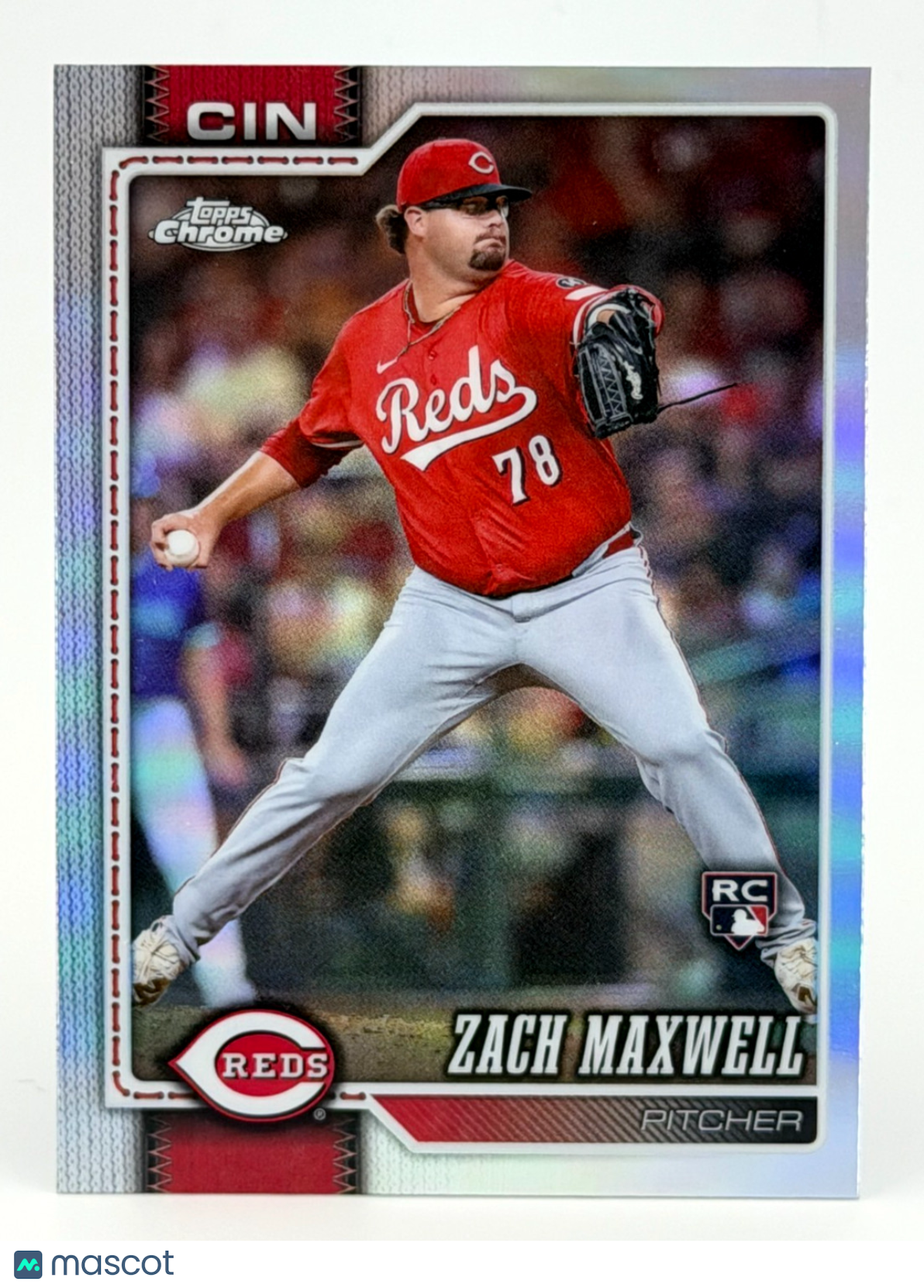 2026 Topps Chrome #143 Zach Maxwell RC Rookie REFRACTOR