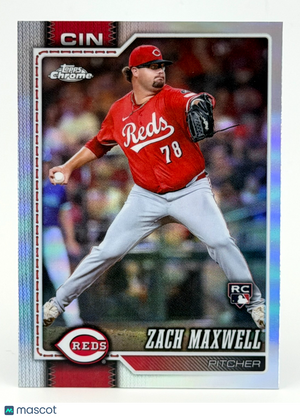 2026 Topps Chrome #143 Zach Maxwell RC Rookie REFRACTOR