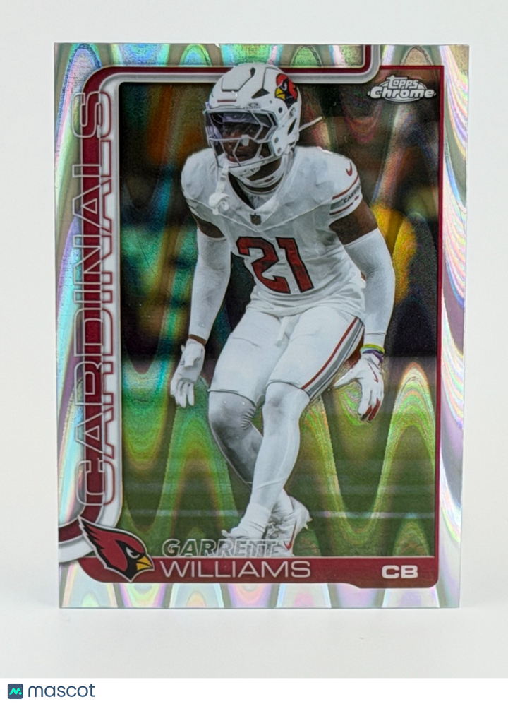 🏈 2025 Topps Chrome Football #6 Garrett Williams RAYWAVE REFRACTOR
