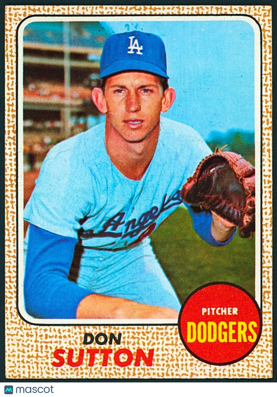 1968 Topps - Don Sutton (HOF) Dodgers #103 EX/NM CENTERED