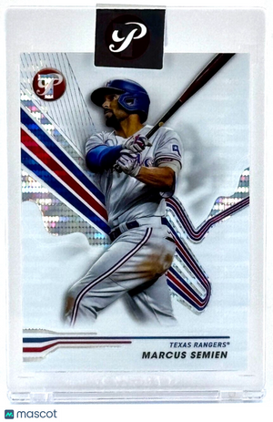 2024 Topps Pristine #242 Pristine Refractor - Encased - Marcus Semien - Rangers