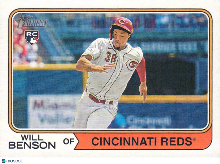 2023 Topps Heritage High Number - #699 Will Benson (RC) ROOKIE