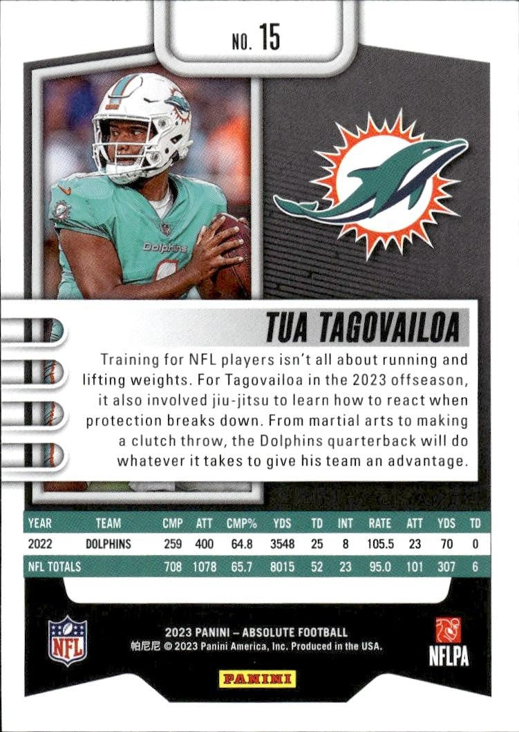 2023 Panini Absolute #15 Tua Tagovailoa