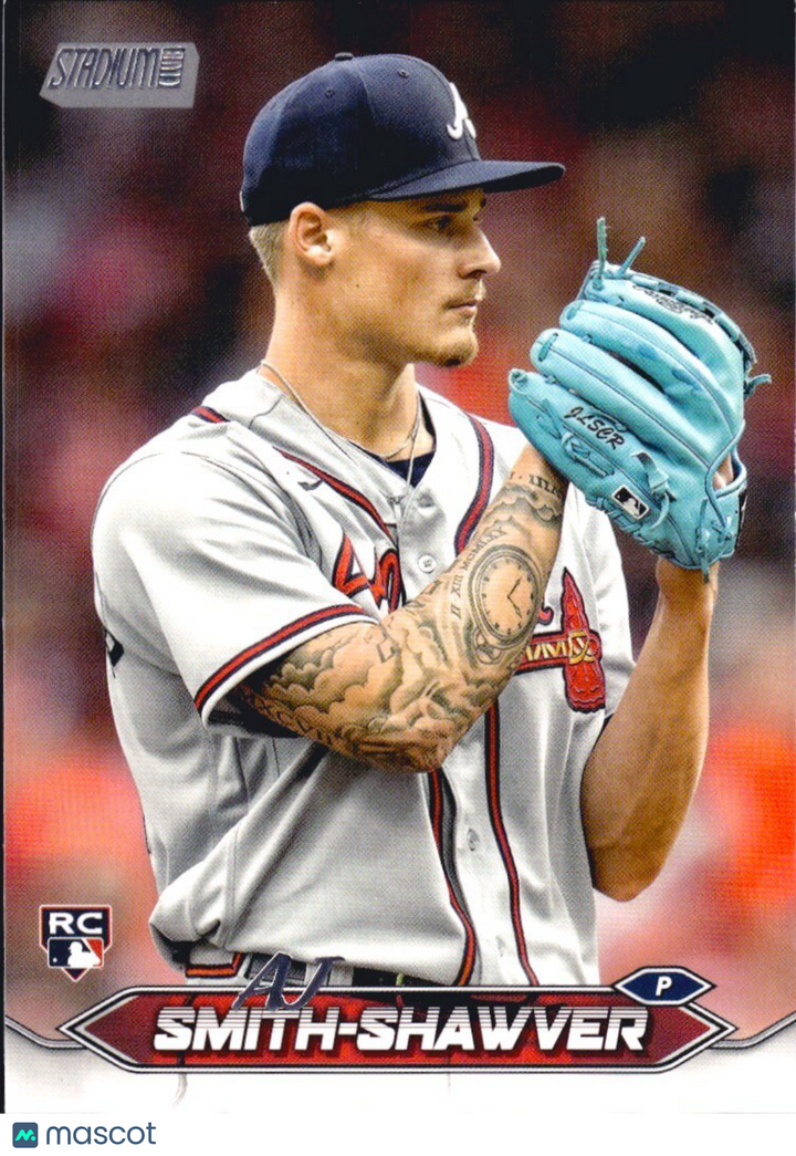 2024 Topps Stadium Club - #55 AJ Smith-Shawver (RC) Rookie
