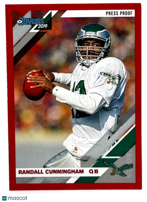 2019 Donruss #209 Press Proof - Randall Cunningham - Eagles