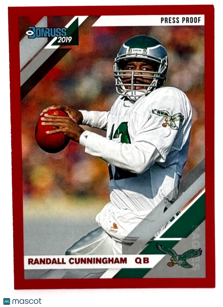 2019 Donruss #209 Press Proof - Randall Cunningham - Eagles