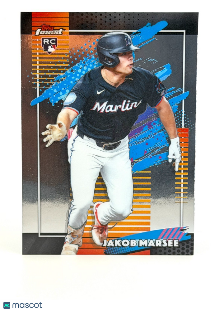 2026 Topps Finest #143 UNCOMMON - Jakob Marsee (RC) Rookie - Marlins